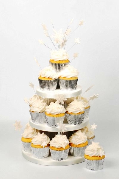 Snowflake Cupcakes