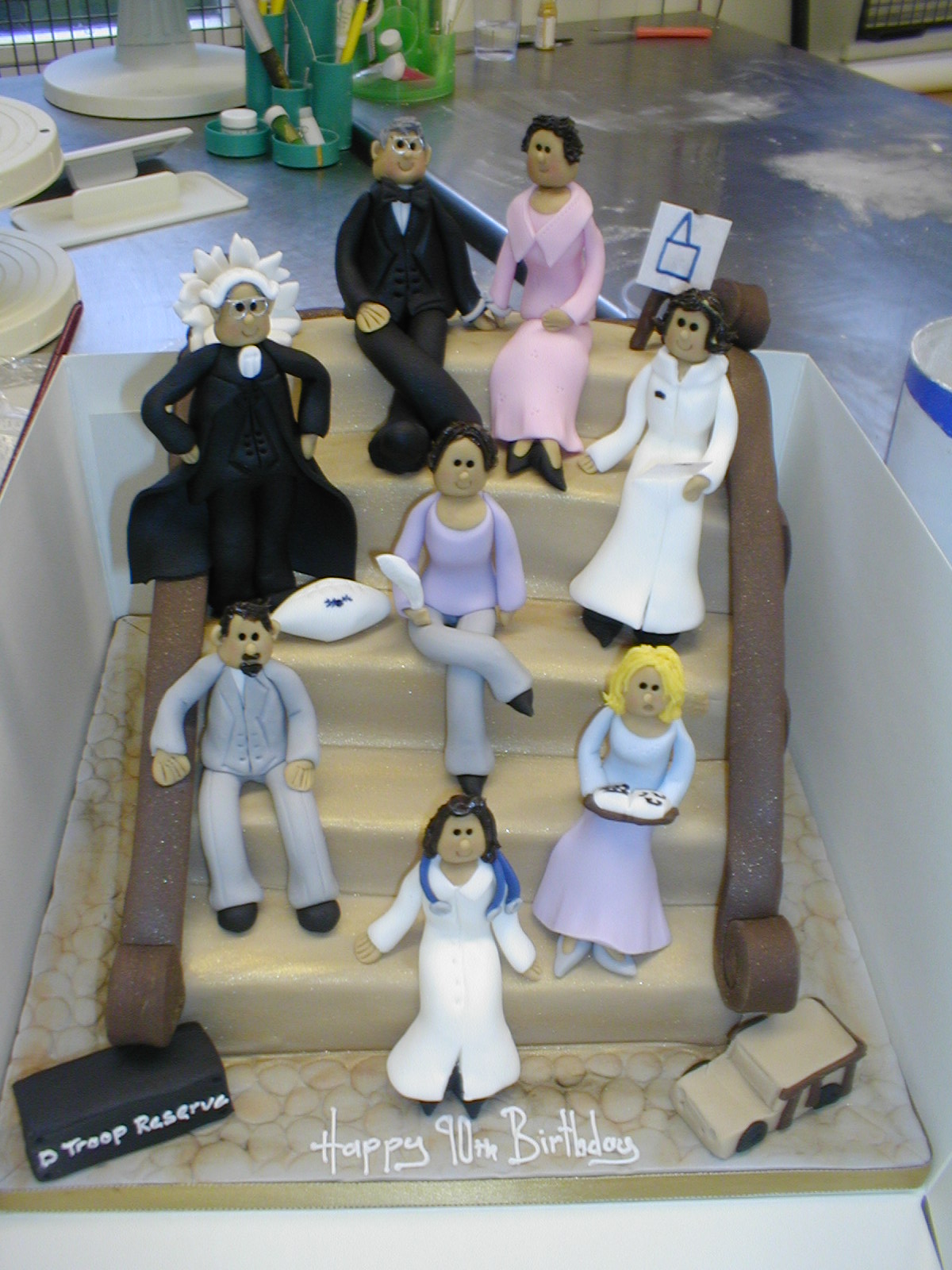 Stairway Scene Cake