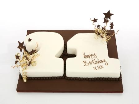 Birthday Numbers Cake