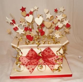 Exploding Parcel Ruby & Gold